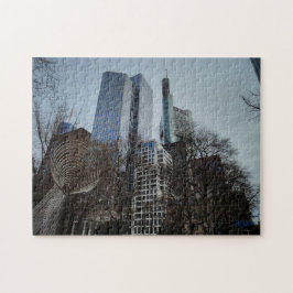 Puzzle “Frankfurt en equilibrio – Arte, árboles y ジグソーパズル