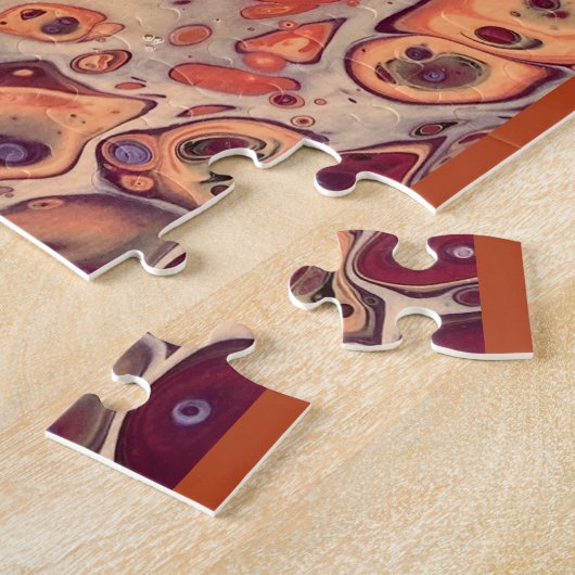 puzzle imagen celula tincion al microscopio ジグソーパズル (側面)