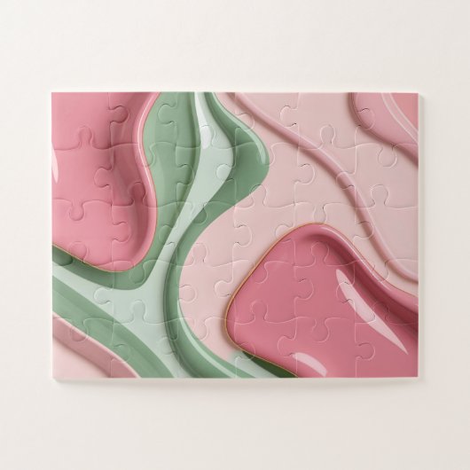 Puzzle in stylish abstract graphic ジグソーパズル (横)