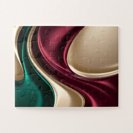 Puzzle in stylish abstract graphic ジグソーパズル (横)