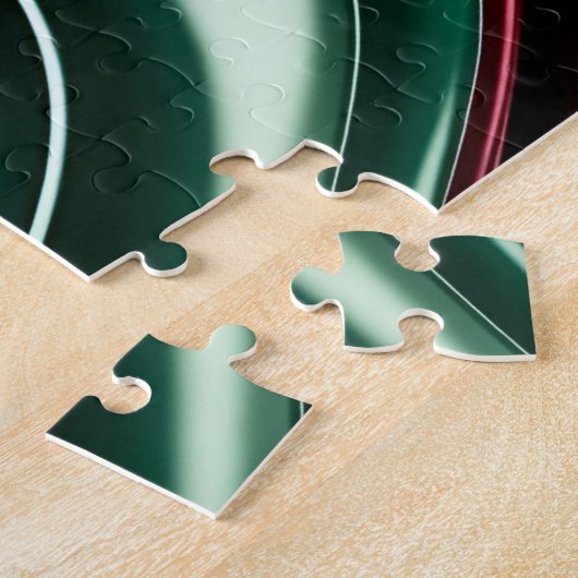 Puzzle in stylish abstract graphic ジグソーパズル (側面)
