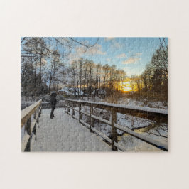 Puzzle “Invierno en Bispingen" ジグソーパズル