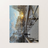 Puzzle “Invierno en Bispingen" ジグソーパズル (縦)