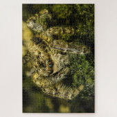 Puzzle Jumping spider on the moss photo ジグソーパズル (縦)