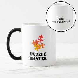 Puzzle Master Jigsaw Lovers Funny Quote モーフィングマグカップ