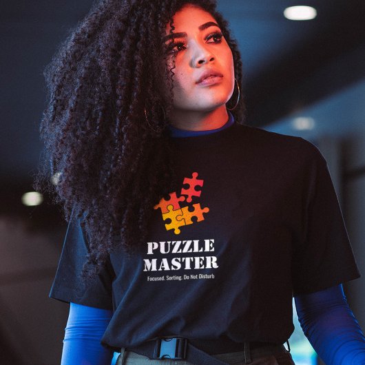 Puzzle Master Jigsaw Lovers Funny Quote Tシャツ