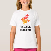 Puzzle Master Jigsaw Lovers Funny Quote Tシャツ (正面)