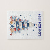 Puzzle-Nautical Christmas ジグソーパズル (横)