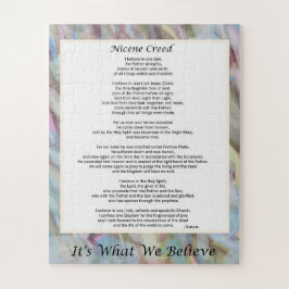 Puzzle Nicene Creed Large Pieces Christian Prayer ジグソーパズル