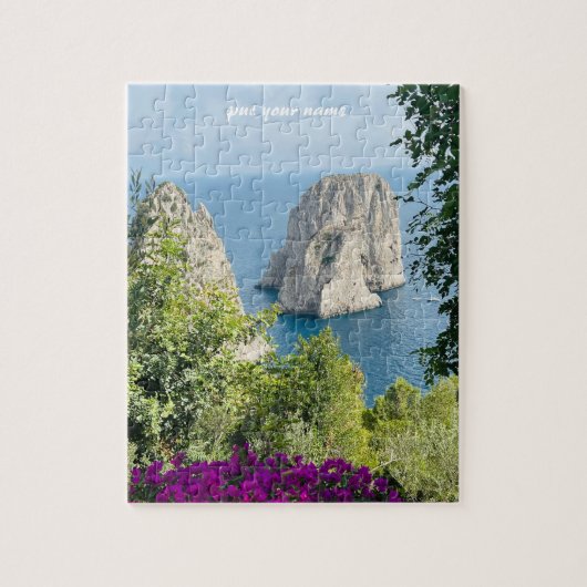 Puzzle of Monte Solaro Capri, Italy ジグソーパズル (縦)