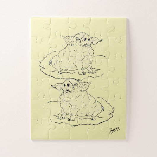 Puzzle  : Oink ' Oink ジグソーパズル (縦)