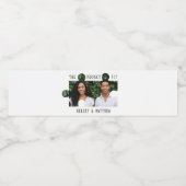 Puzzle Piece Photo Perfect Fit Wedding ペットボトルラベル (シングルラベル)