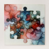 Puzzle Pieces Alcohol Ink ジグソーパズル (縦)