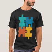 Puzzle Pieces Support For Spreading Autism Awarene Tシャツ (正面)