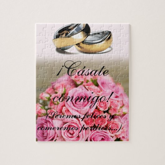 Puzzle propuesta de matrimonio ジグソーパズル (縦)