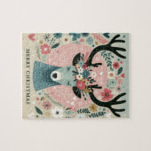 Puzzle “Renne de Noël“ ジグソーパズル (横)