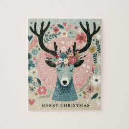 Puzzle “Renne de Noël“ ジグソーパズル