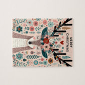 Puzzle “Renne de Noël“ ジグソーパズル (横)