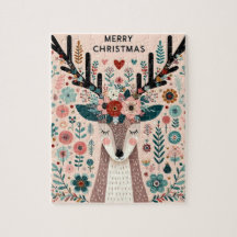 Puzzle “Renne de Noël“