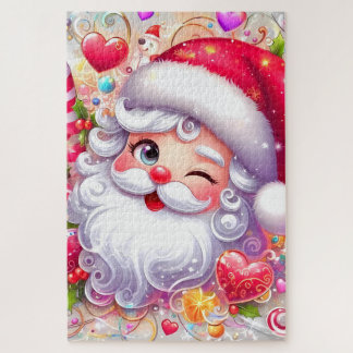 PUZZLE ROMPRE CABEZAS DE SANTA CLAUS ジグソーパズル