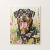 Puzzle – Rottweiler Puzzle ジグソーパズル (縦)