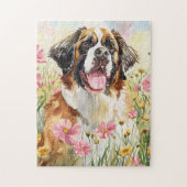 Puzzle – Saint Bernard Dog Puzzle Gift ジグソーパズル (縦)