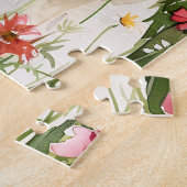 Puzzle – Samoyed Watercolor Jigsaw for Dog Fans ジグソーパズル (側面)