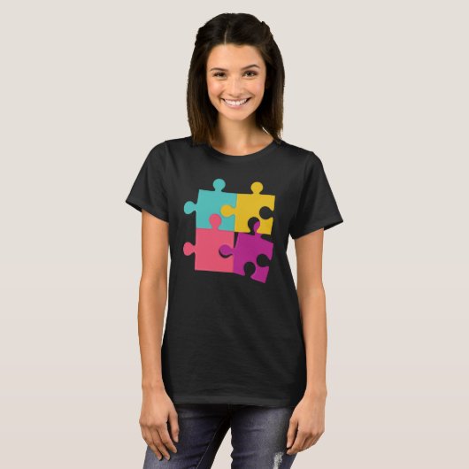 Puzzle Solving Puzzles Hobby Crossword   3 Tシャツ (正面フル)