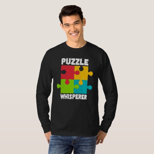 Puzzle Solving Puzzles Hobby Crossword   7 Tシャツ (正面フル)