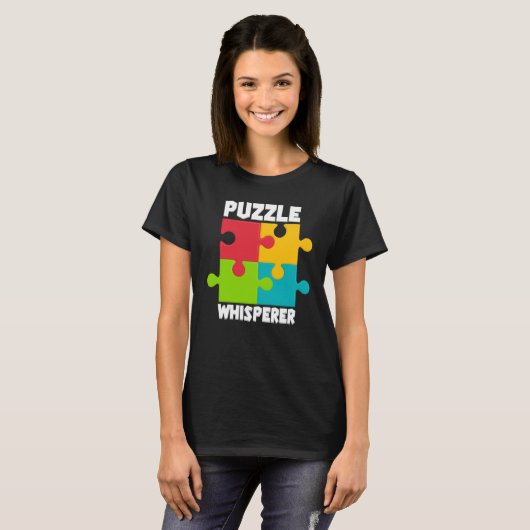 Puzzle Solving Puzzles Hobby Crossword 7 Tシャツ (正面フル)