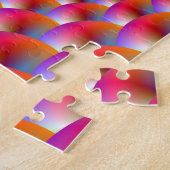 Puzzle  Spiral of Spheres in Pink and Violet ジグソーパズル (側面)