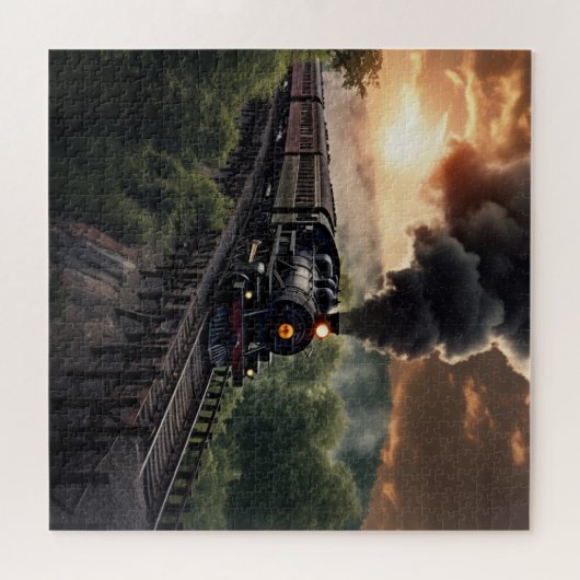 Puzzle Train Série 1-2 ジグソーパズル (横)