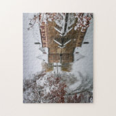 Puzzle Winter in Germany, Weissenburg in Bay. ジグソーパズル (縦)