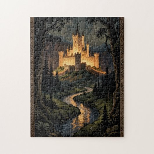  puzzle with a picture of a fairy-tale castle  ジグソーパズル (縦)
