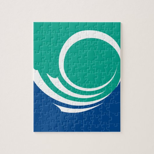 Puzzle with Flag of Ottawa, Canada ジグソーパズル (縦)