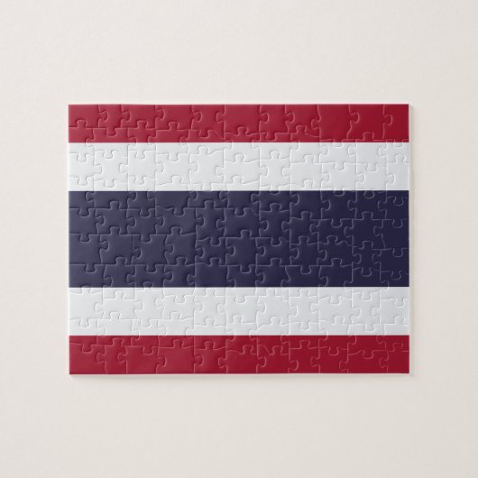 Puzzle with Flag of Thailand ジグソーパズル (横)