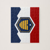 Puzzle with Flag of Utah, USA ジグソーパズル (縦)