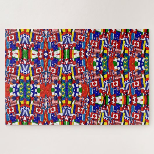 Puzzle World Flags ジグソーパズル (横)