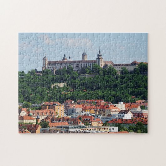 Puzzle Würzburg Festung Marienberg ジグソーパズル (横)