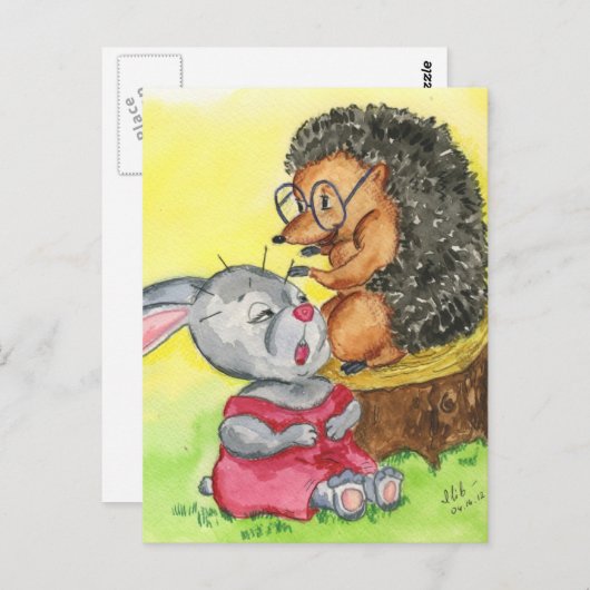 PuzzledAccupuncture.jpeg ポストカード (正面/裏面)