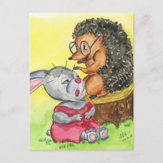 PuzzledAccupuncture.jpeg ポストカード (正面)