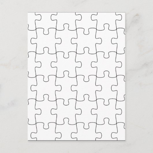 Puzzlemotiv ポストカード (正面)