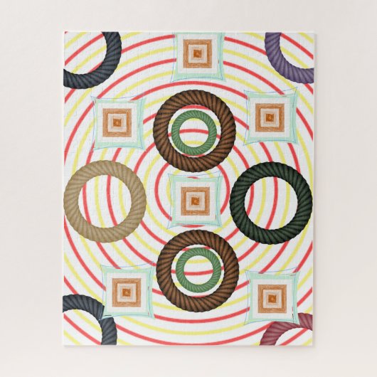 Puzzles Abstract Colors Circular ジグソーパズル (縦)