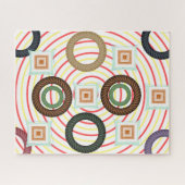 Puzzles Abstract Colors Circular ジグソーパズル (横)