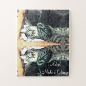 Puzzles Adopt Make a Change ジグソーパズル (縦)