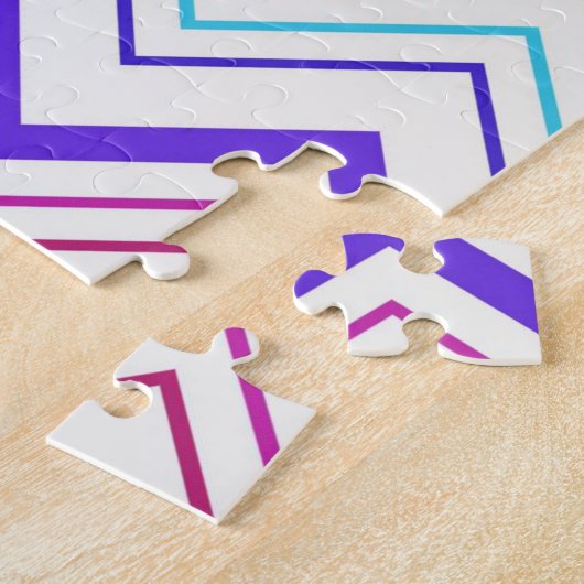 Puzzles Challenging Big Sister Stripe ジグソーパズル (側面)