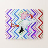 Puzzles Challenging Big Sister Stripe ジグソーパズル (横)