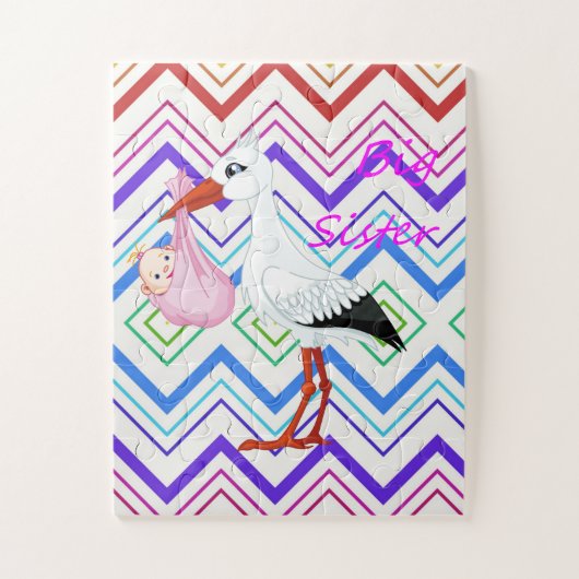 Puzzles Challenging Big Sister Stripe ジグソーパズル (縦)