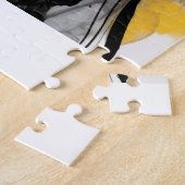 Puzzles Dog Red Hearts Happy Valentine's Day ジグソーパズル (側面)