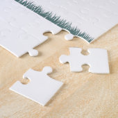 Puzzles Foxy Red Hearts Happy Valentine's Day ジグソーパズル (側面)